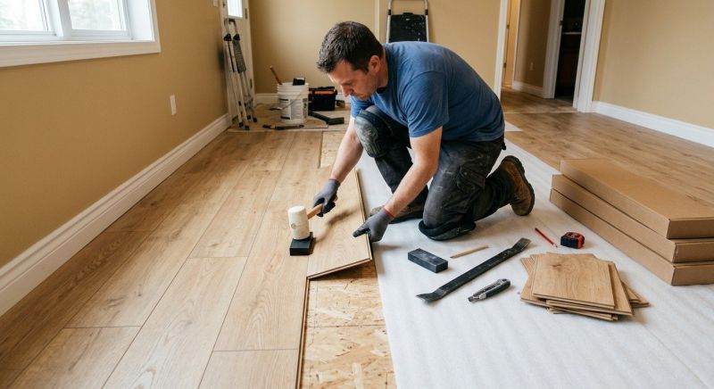 Laminate Floor Remodeling in Waxhaw, NC