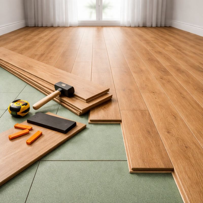 Laminate Floor Remodeling in Waxhaw, NC