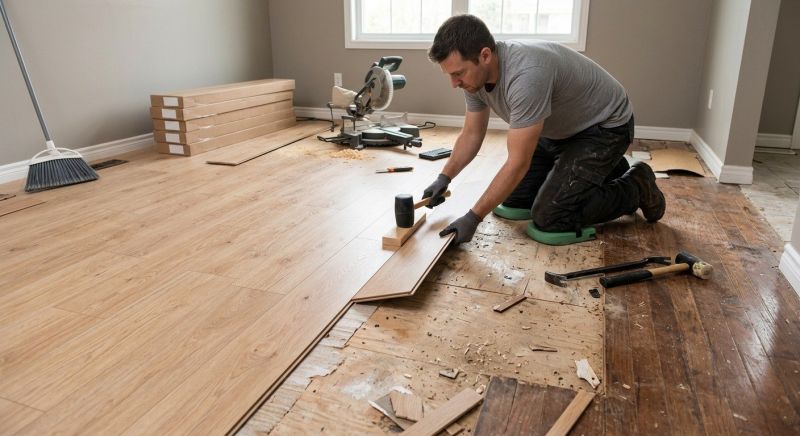 Laminate Floor Replacement in Charlotte, NC