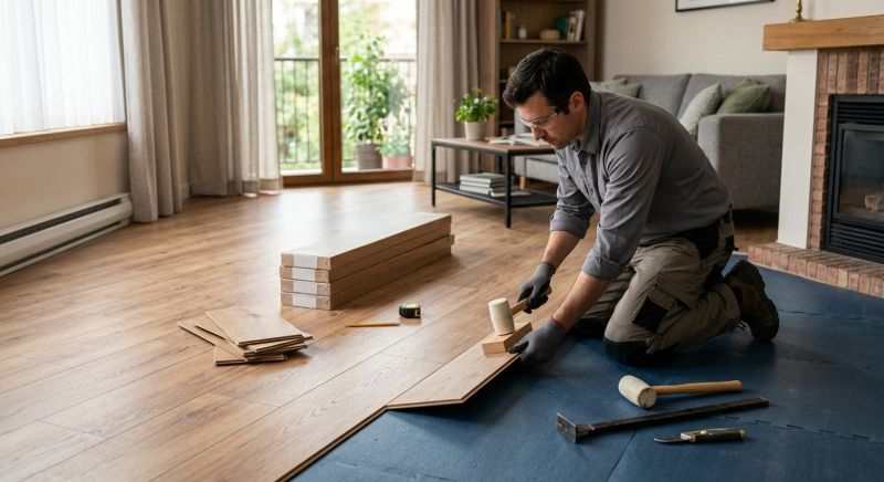Laminate Floor Replacement in Waxhaw, NC