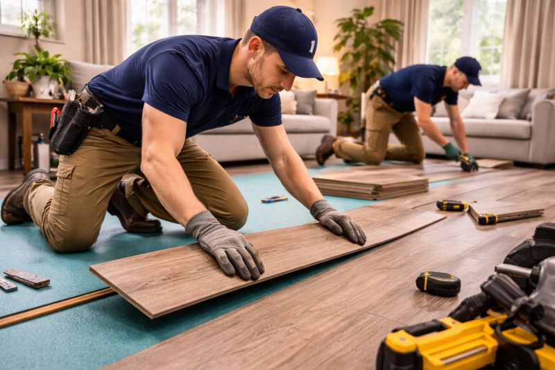 Laminate Floor Replacement in Matthews, NC