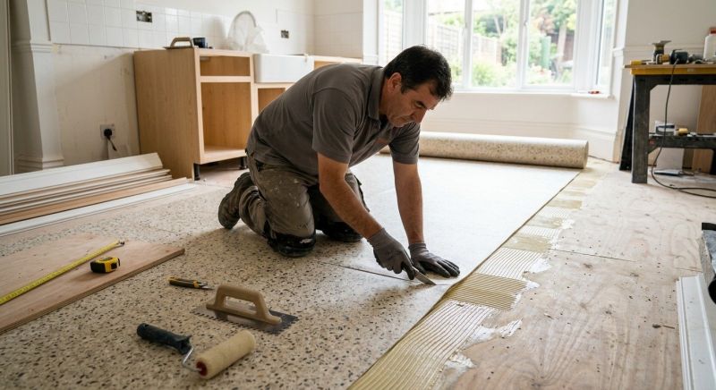 Linoleum Floor Installation in Monroe, NC