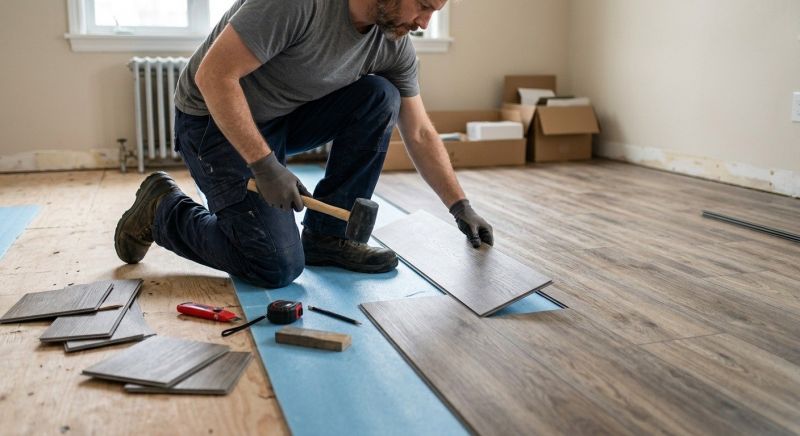 Linoleum Floor Installation in Union County, NC