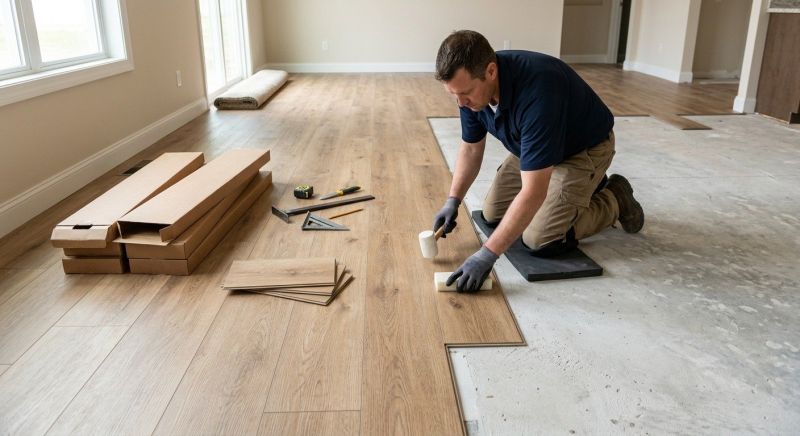 Luxury Vinyl Tile Installation in Waxhaw, NC