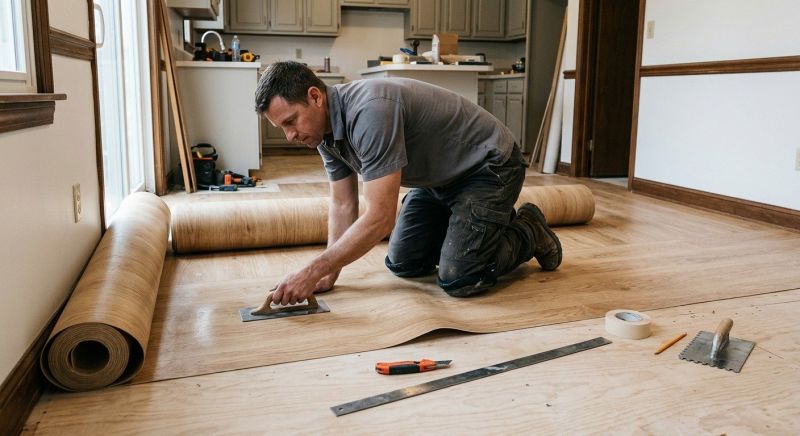Sheet Flooring Installation in Indian Trail, NC