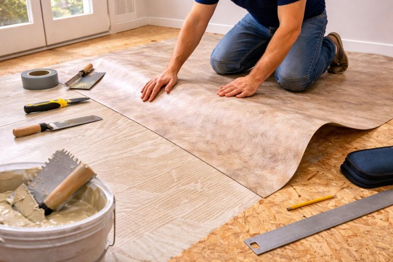 Sheet Flooring Installation in Midland, NC