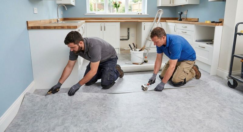 Sheet Linoleum Installation in Waxhaw, NC