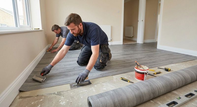 Sheet Linoleum Installation in Matthews, NC