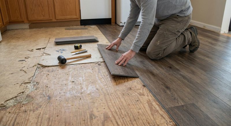 Vinyl Floor Replacement in Waxhaw, NC