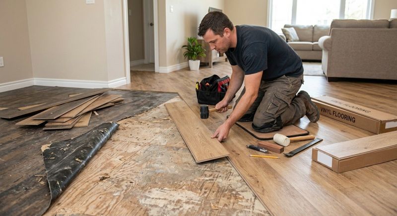 Vinyl Flooring Installation in Wingate, NC