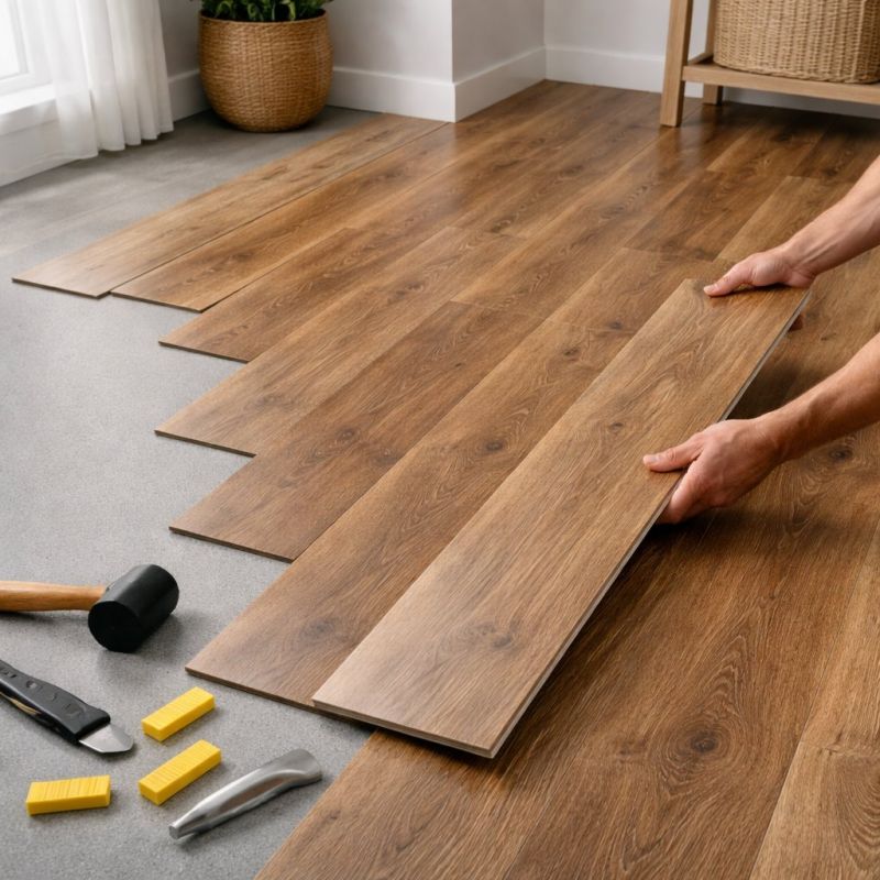 Vinyl Plank Floor Installation in Waxhaw, NC