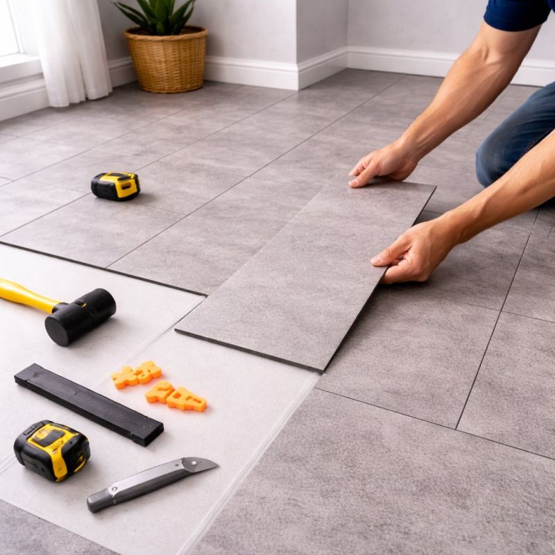 Vinyl Tile Installation in Waxhaw, NC