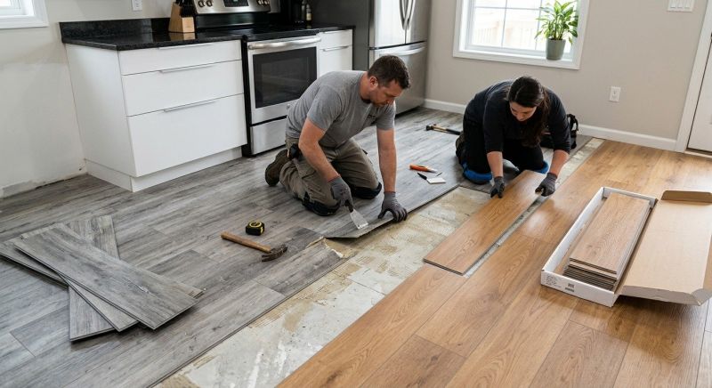 Vinyl Tile Replacement in Waxhaw, NC